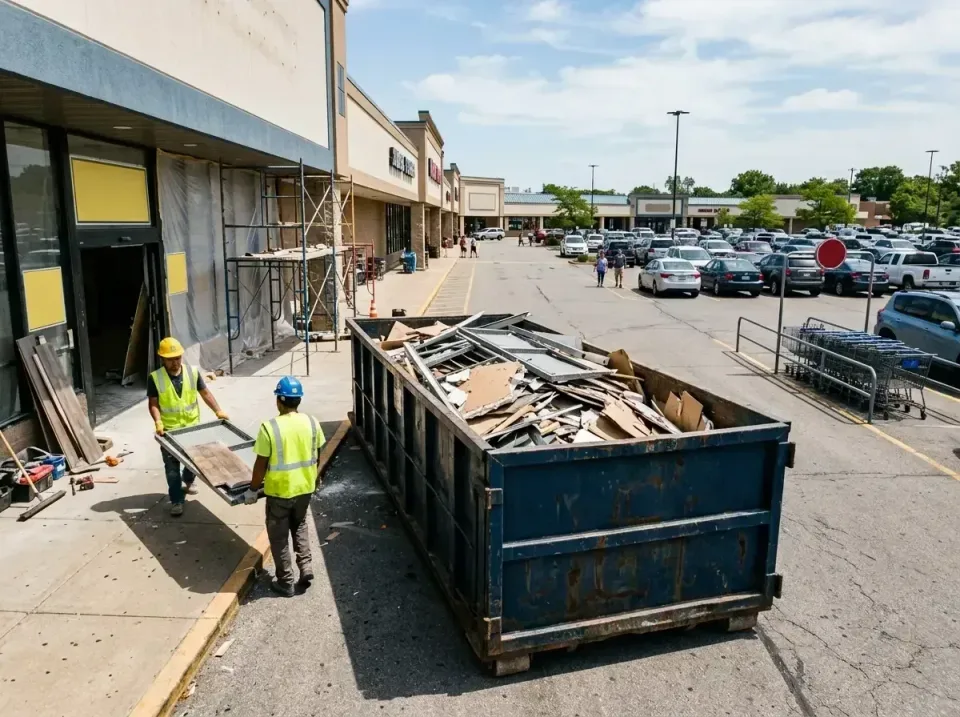 retail-store-renovation-debris-003 — frequently asked questions, Roll-off Dumpster Rentals in Little Flock, AR